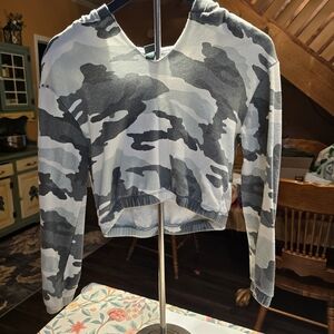 Wild Fable Gray Camouflage Hoodie